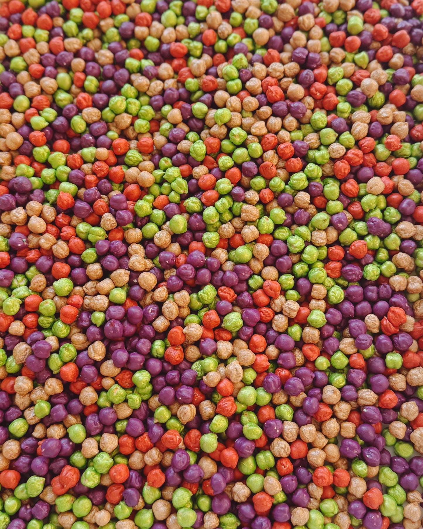 Sensory Bin Filler | Colored Chickpeas | Autumn Sensory Bin | Fall Sensory Bin