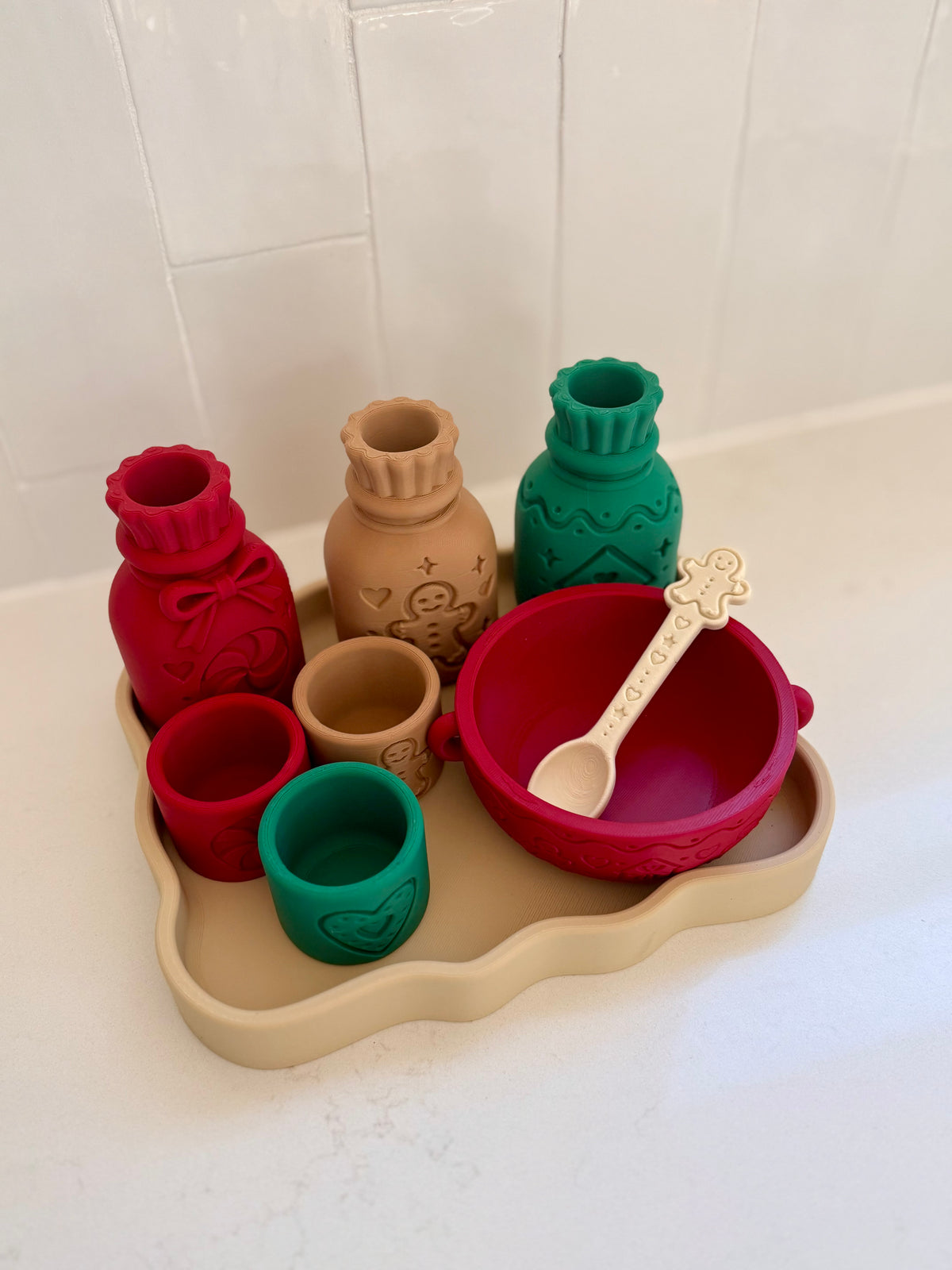 Gingerbread Baking Play Set - Pretend Play Kit