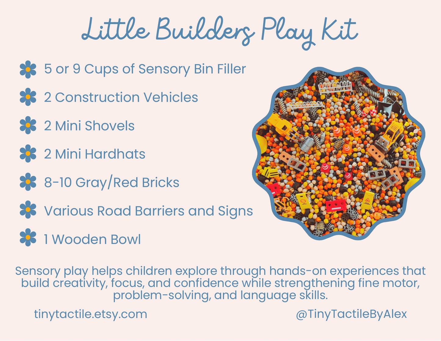 Little Builder's Construction - Pour & Play Kit