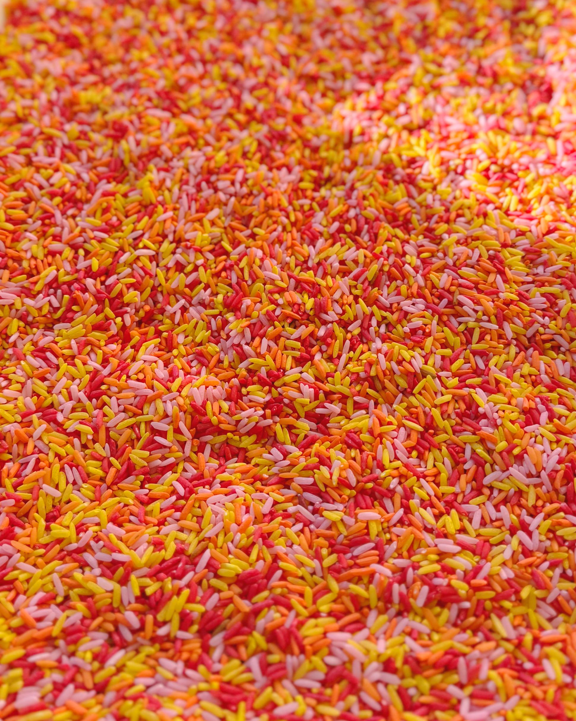 Colored Rice | Sensory Bin Filler | Mixed Colored Rice for Sensory Play