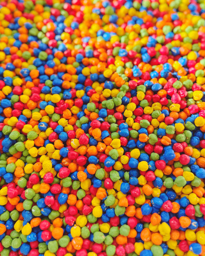 Rainbow Chickpea Sensory Bin Filler | Colored Sensory Mix | Bright and Colorful Sensory Stimulation
