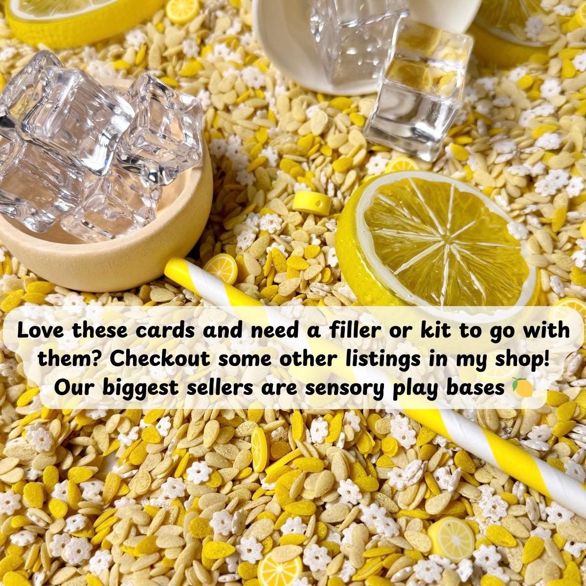 Lemonade Recipe Cards – Sensory Bin Pretend Play (Digital Download, Set of 16 Cards)