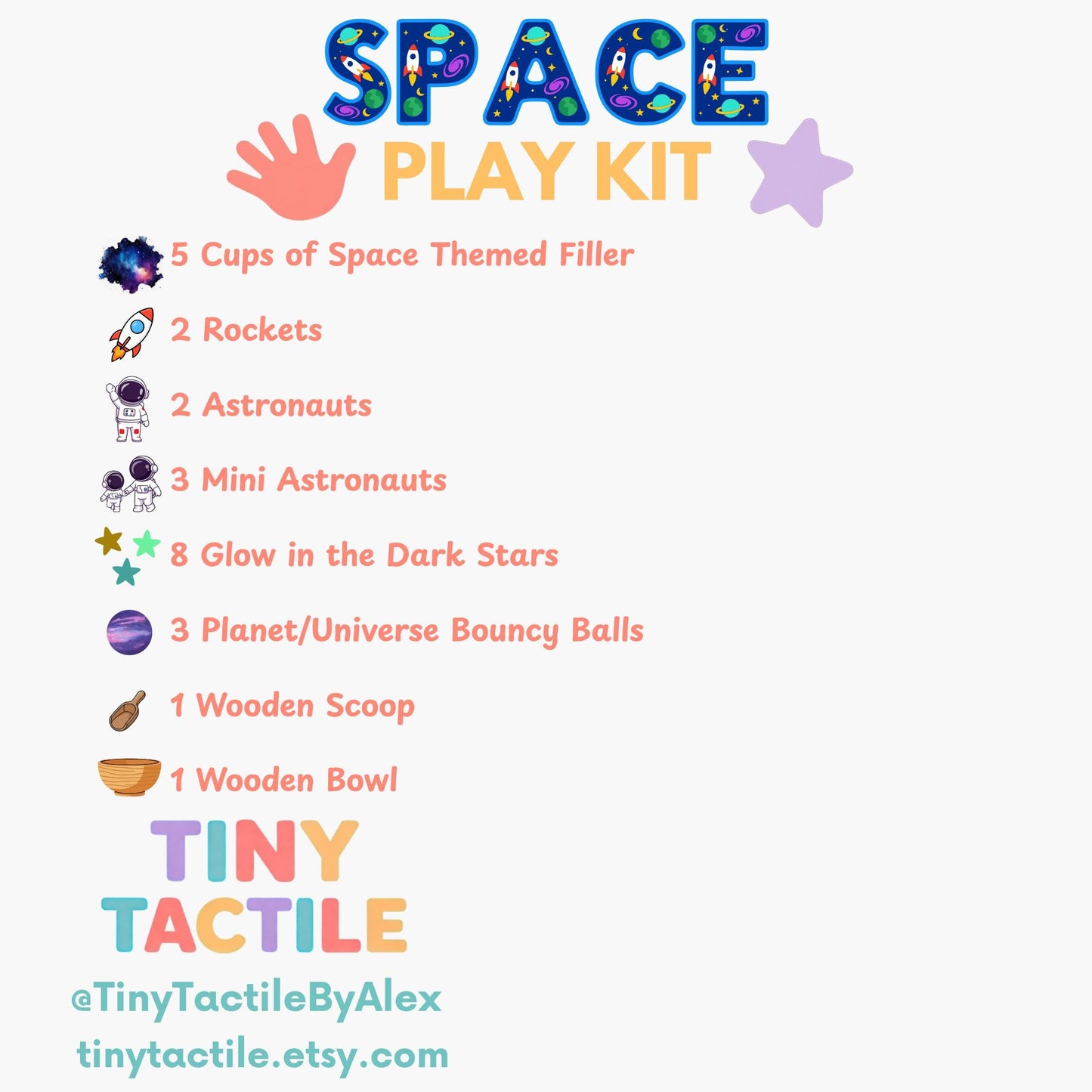 Outer Space Sensory Bin Filler – Montessori Toddler Play