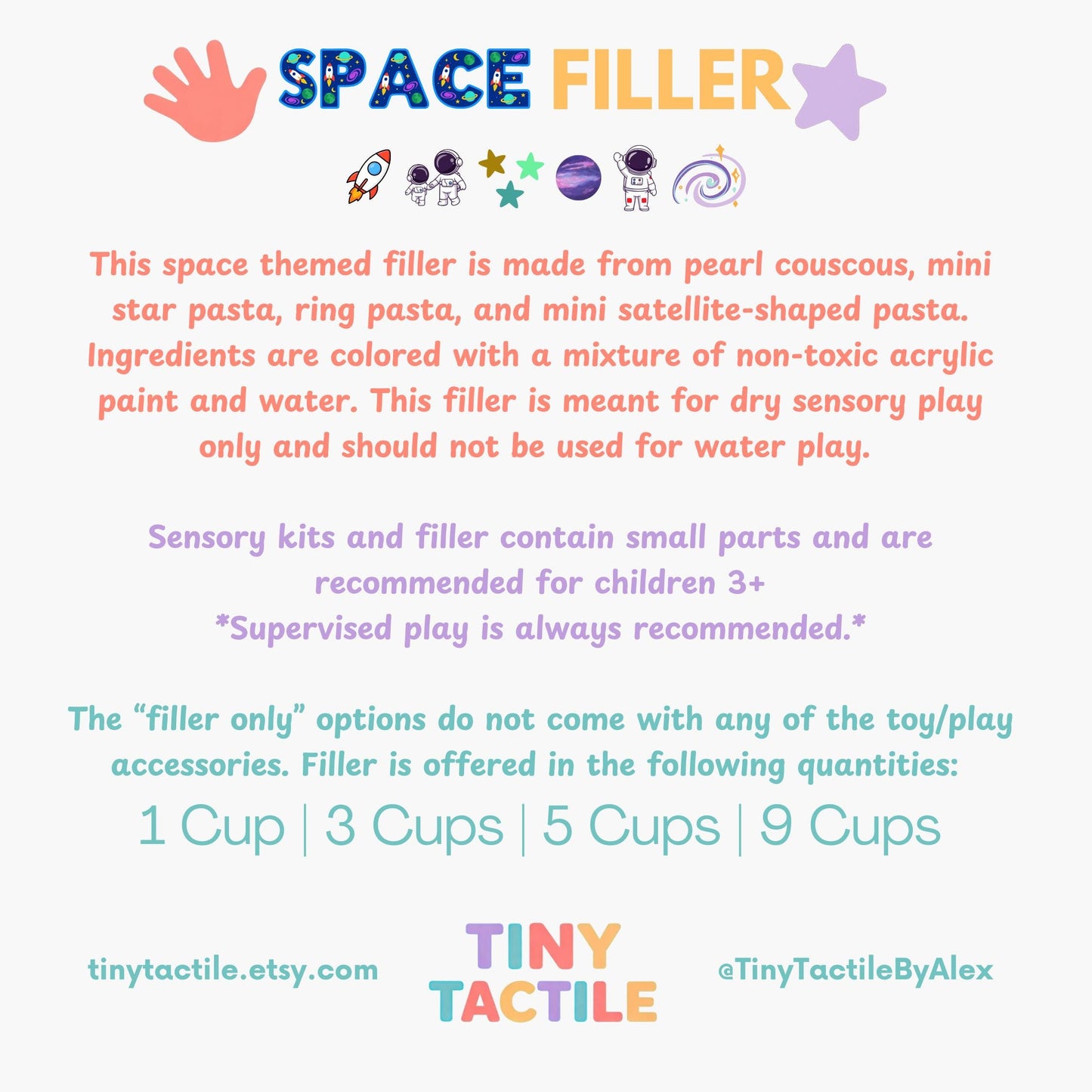 Outer Space Sensory Bin Filler – Montessori Toddler Play