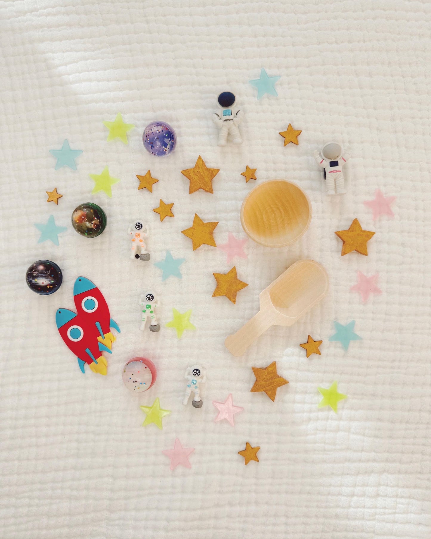 Outer Space Sensory Bin Filler – Montessori Toddler Play