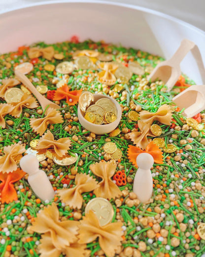 St Patrick’s Day Sensory Bin Filler | Spring Sensory Mix