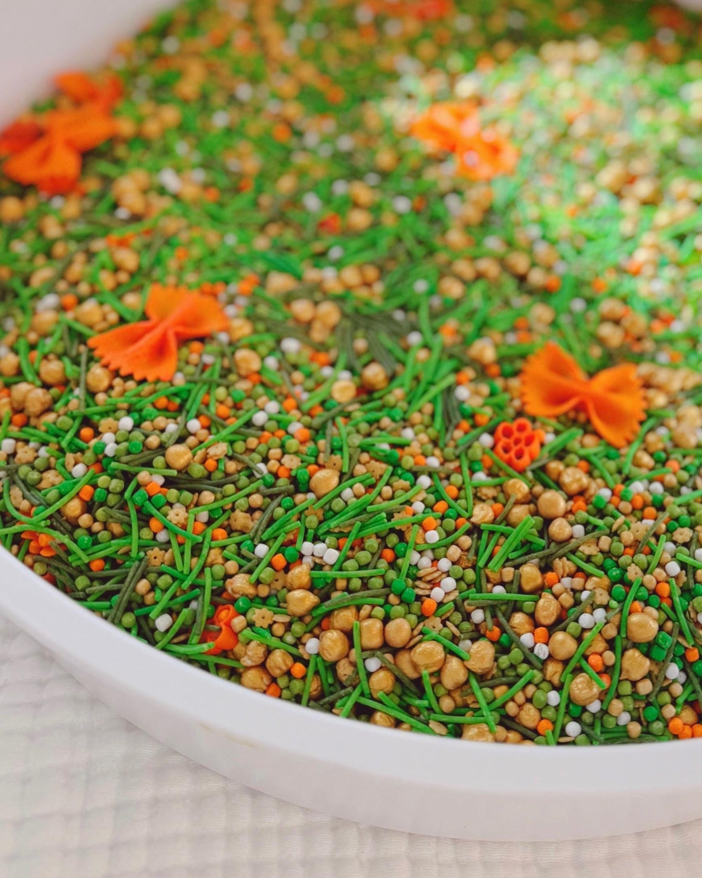 St Patrick’s Day Sensory Bin Filler | Spring Sensory Mix