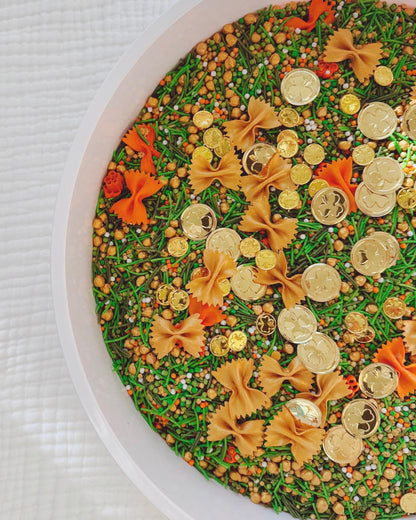 St Patrick’s Day Sensory Bin Filler | Spring Sensory Mix
