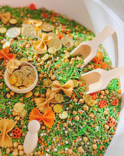 St Patrick’s Day Sensory Bin Filler | Spring Sensory Mix